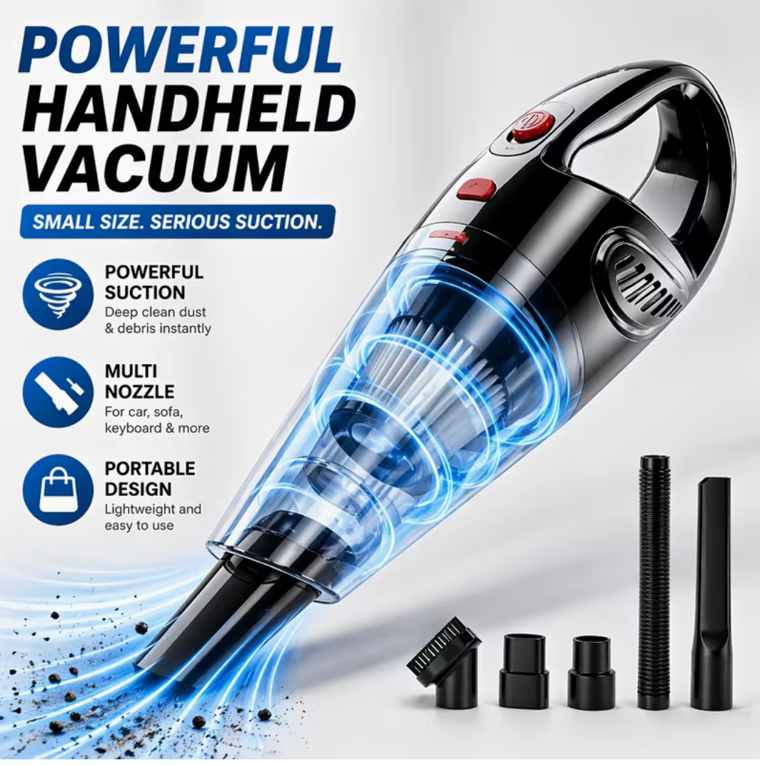 Mini cordless vacuum